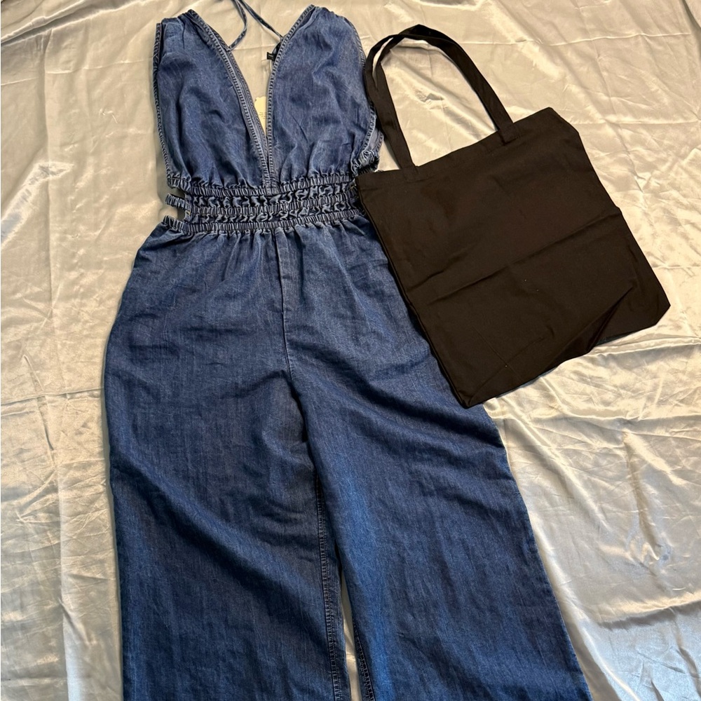 Denim Blue Jumpsuit